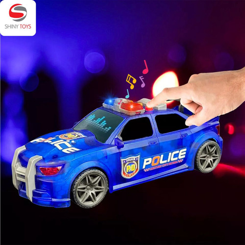 Carrinho De Polícia Com Luz E Som 1863 - Shiny Toys