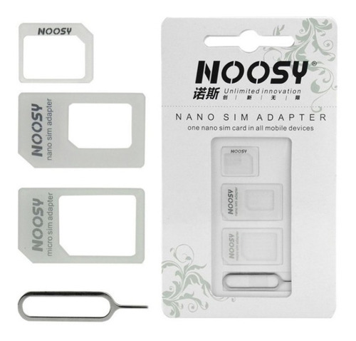 Adaptador Nano Sim A Micro Sim Y Sim iPhone 7 6 5 + Envio