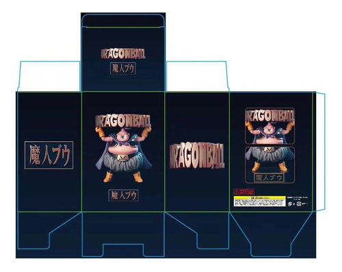 Sc Nuevo Figura De Cenicero Majin Buu De Dragon Ball Z, 13