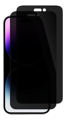 ` 4 Piezas Mica Privacidad Cristal Para iPhone 15 Pro Max
