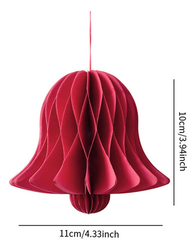 Adorno Colgante Navideño, Colgante 11x10 Cm Campana