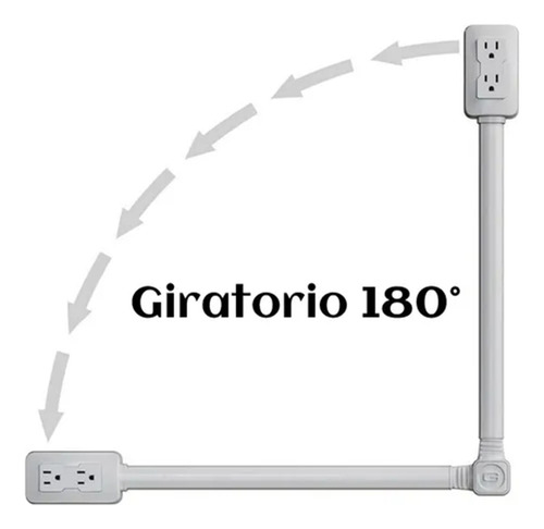 Extensor Retráctil De Tomacorriente Eléctrico