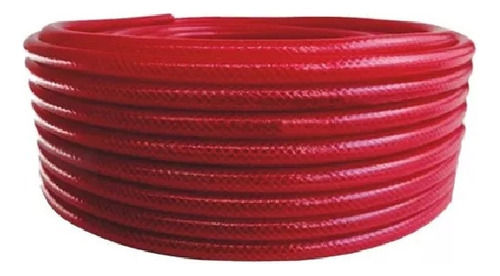 Manguera Presion Aire Roja 8mm 5/16 Rollo X 50mts Compresor