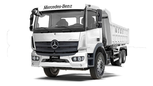 Caminhão Mb Atego 2429 6x2 24/25 Caçamba Convencional 12m3
