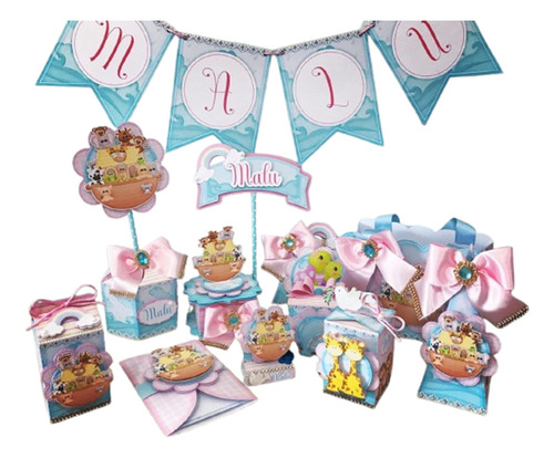 Arquivo De Corte Kit Arca De Noé Meninas 11