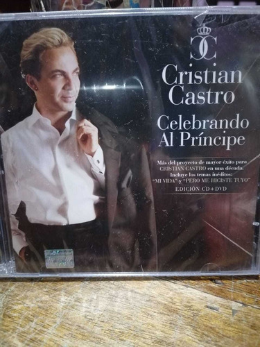 Cd Cristian Castro Celebrando Al Principe Cd Y Dvd (Usado)