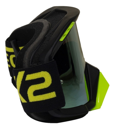 Goggles Gafas Techx2 Negro/amar Mica Transparente Armazón Negro