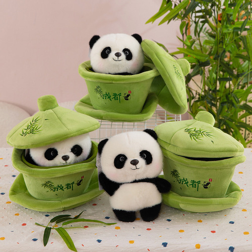 Zbg Regalo De Recuerdo Para Una Muñeca Panda Con Forma De