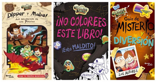 Gravity Falls - Dipper Mabel - Libro Colorea - Guia Misterio