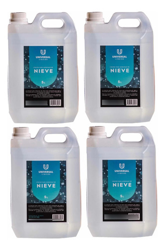 Universal Liquids Liquido De Nieve Premium 5 Litros X 4 U