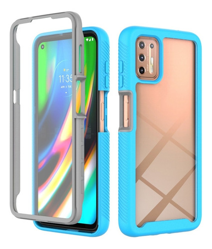 Funda De Color Sólido Cielo Estrellado Para Motorola Moto G9