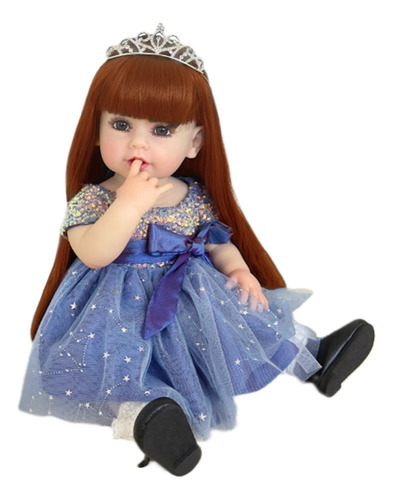 Muñeca Bebé Reborn Silicona Realista Princesa 55cm Regalo