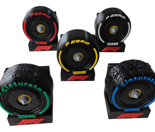 Dia Del Padre Set 5 Neumáticos De F1 A Escala Pirelli