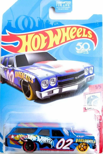 Hot Wheels # 1/5 - '70 Chevelle Ss Wagon - 1/64 - Frr80