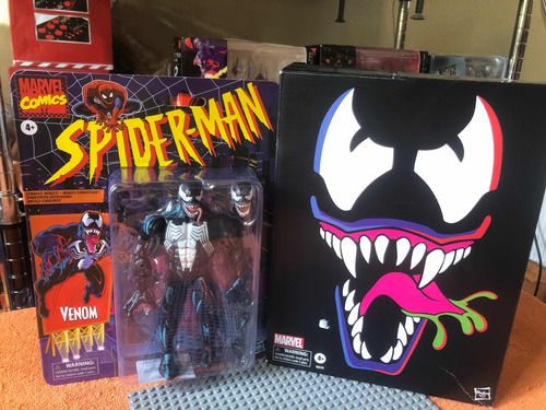 Venom Estilo Vintage De Hasbro Doble Caja