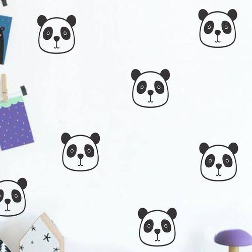 Vinilos Decorativos Infantiles Oso Panda Pack Mediano Osos