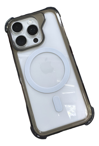Case Transparente Magsafe 4 Puntas Apple iPhone 16 Pro Max