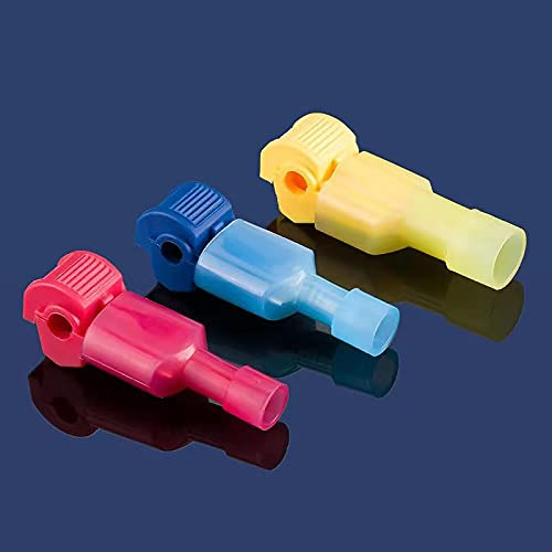 T-tap Wire Connectors, 120pcs 22-18awg Insulated Male Qui...
