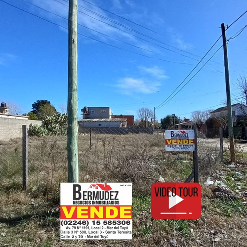 Imagen 1 de 12 de Lote Venta Santa Teresita Calle 48 Y 6