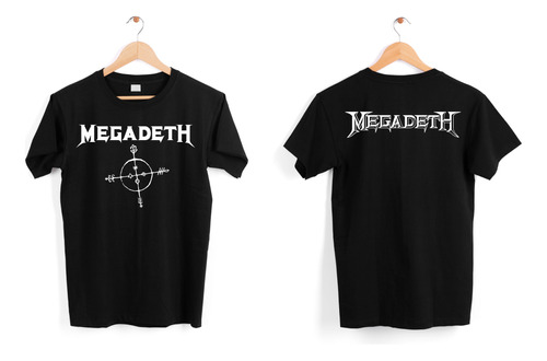 Camiseta Megadeth En Algodon  Estampado En Dtf 