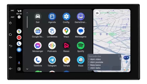 Multimídia Knup Android Automotivo | Kp-ra925
