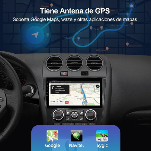 Z0k Estéreo Cámara Android Para Nissan Altima 2007-2012 Gps