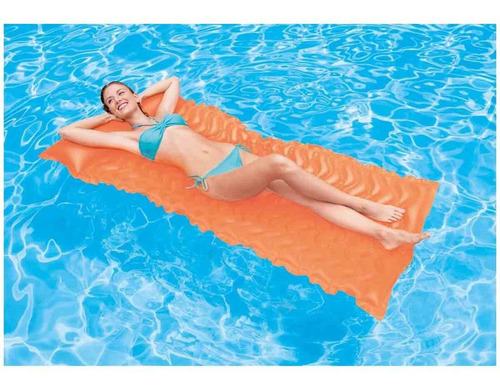 Colchon Inflable De Alberca Piscina Colores Surtidos Intex Color Multicolor