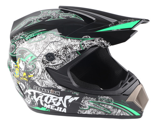 Casco De Moto Todoterreno Profesional De Motocross Para Niño