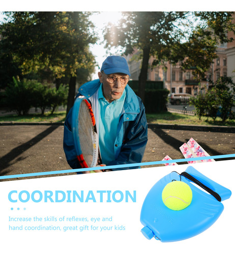 Dispositivo De Treinamento De Tênis Único Com Bola De Corda