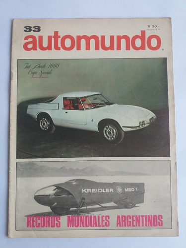 Revista Automundo Nro. 33 - Noviembre 1965 *