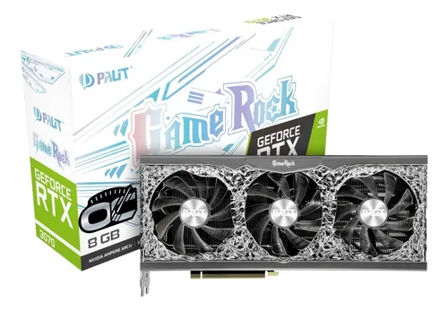 Placa de vídeo Nvidia Palit GameRock GeForce RTX 30 Series Placa de vídeo Nvidia Palit GameRock GeForce RTX 30 Series