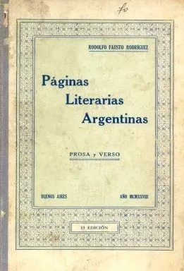 Paginas Literarias Argentinas - Rodolfo Fausto Rodriguez