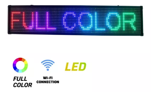 Letrero led programable full color 