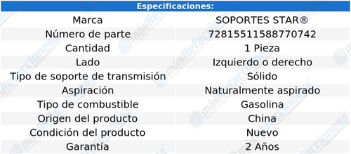 1 Sop Transmisión W200 Pickup L6 3.7l 71 Al 74 S Star