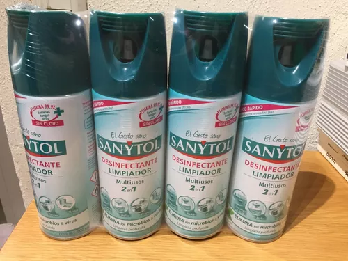 Desinfectante limpiador Sanytol 2 en 1 multiusos de 400 ml