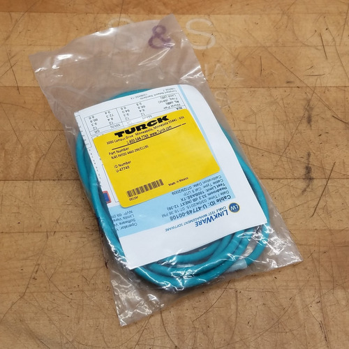 Turck Rj45 Fkfdd 4460-2m/c1195 0915m Cordset, U-4774 Ccw