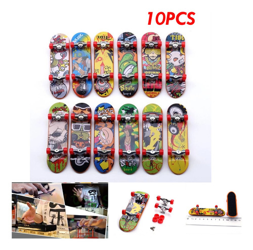 10pcs Truck Finger Board Skateboard Juguetes Para Aliviar El