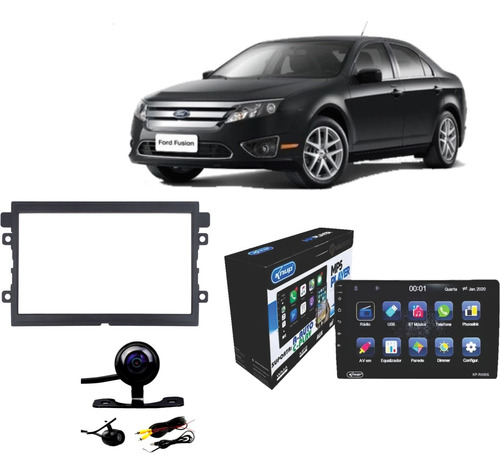 Kit Midia Carplay Android Auto Fusion 2006 2007 2008 2009