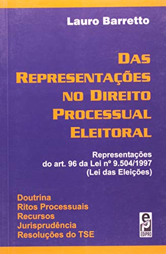 Libro Das Representações No Direito Processual Eleitoral De