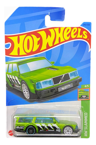 Hot Wheels Volvo 240 Drift Wagon De Colección A Escala 1:64