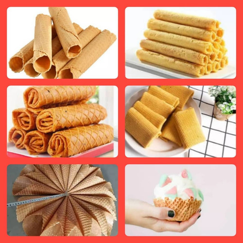Imagen 7 de 10 de Wafflera Cono Industrial