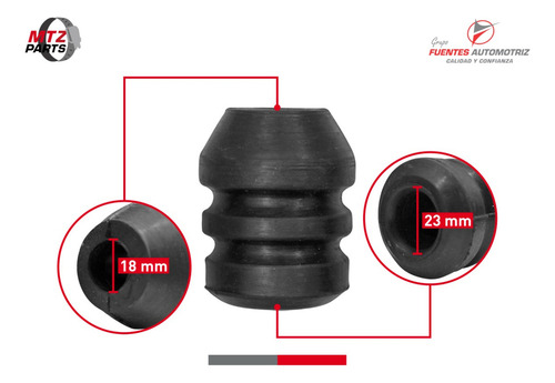 Tope Rebote Delantero Izq O Der Vw Sharan 1.8t 2001 2002