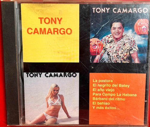 Cd Original Tony Camargo 2 Cd En 1. Nacional 1994. 1a Ed.