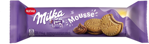 Galletita Milka Mousse De Vainilla Y Mousse De Chocolate 116