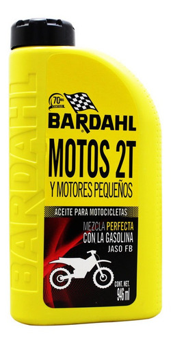 Lubricante Jaso Fb Motocicletas Motores 2t 946ml Bardahl