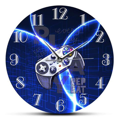 Rayo Gamepad Playroom Reloj Pared Videojuego Controlador