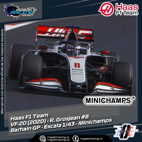 Haas Vf-20 2020 Romain Grosjean #8 1:43 Formula 1