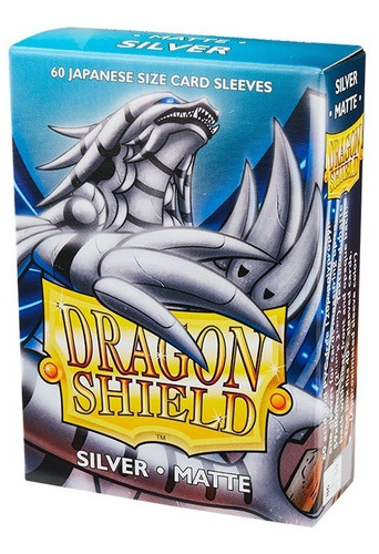 Protectores Dragon Shield Japanese Matte Color Silver(plata)
