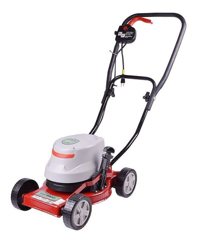 Cortador de grama elétrico Garthen S-1100 de 1100W e 127V cor cinza/vermelho