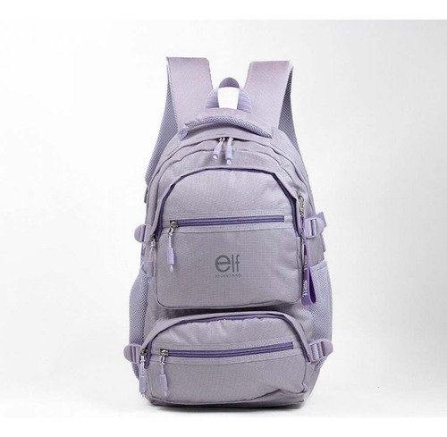 Mochila De Espalda Elf Color Lila De 22 Litros Lila Lisa